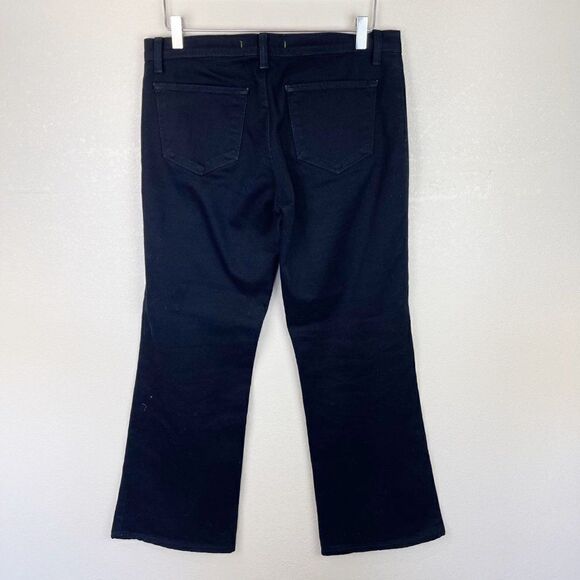 J. Brand Black Crop Wide Leg Denim Jeans Size 29 - Picture 5 of 9